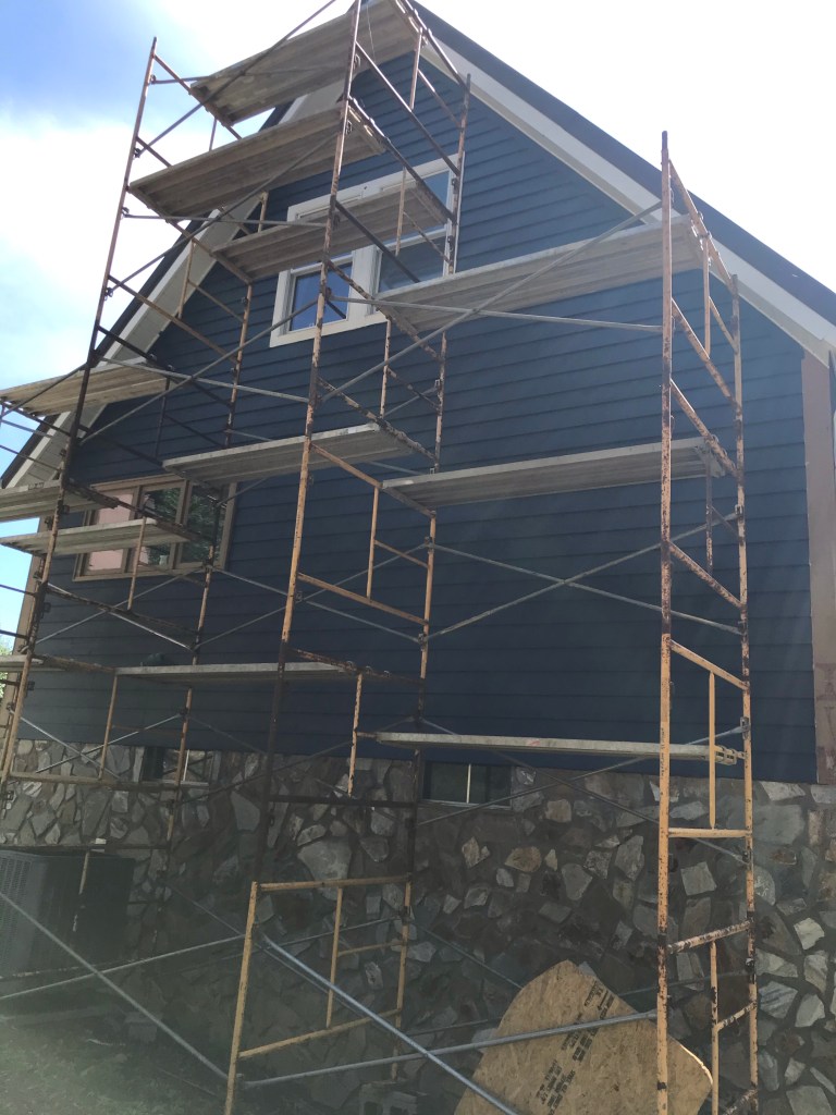 Gale Force Sherwin Williams Exterior Paint Cedar Siding