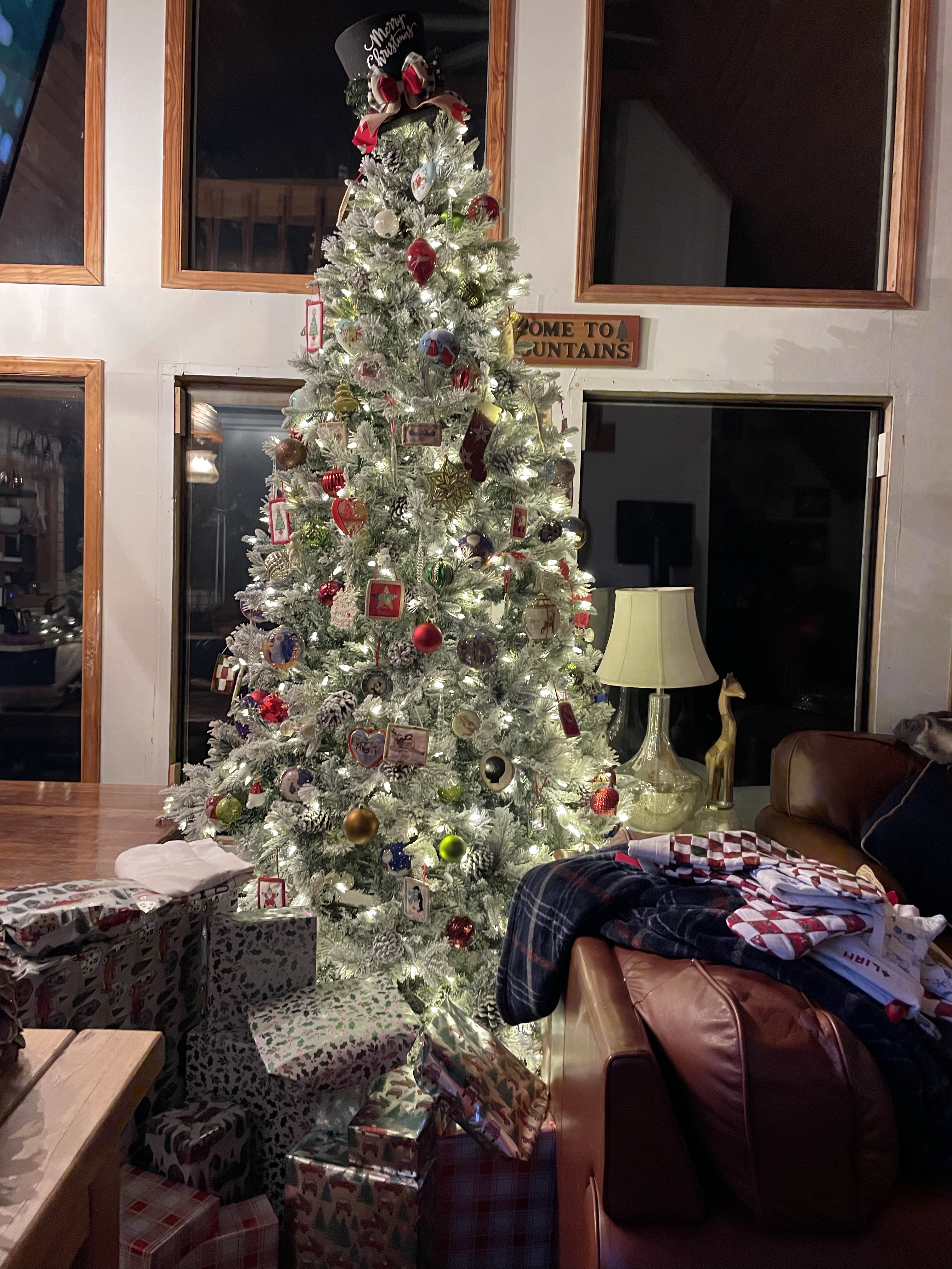 Frosted Christmas Tree