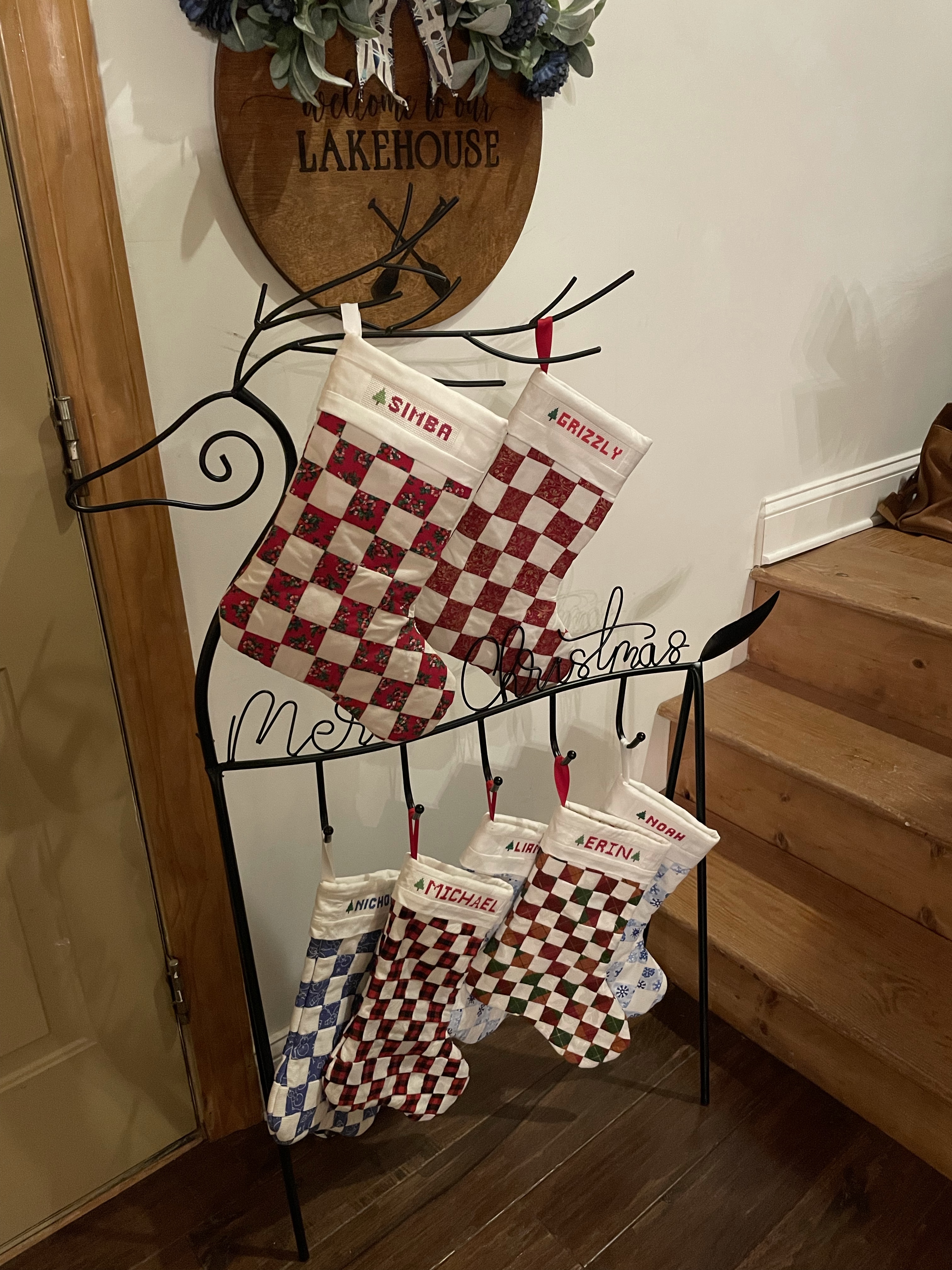 Reindeer Stocking Holder